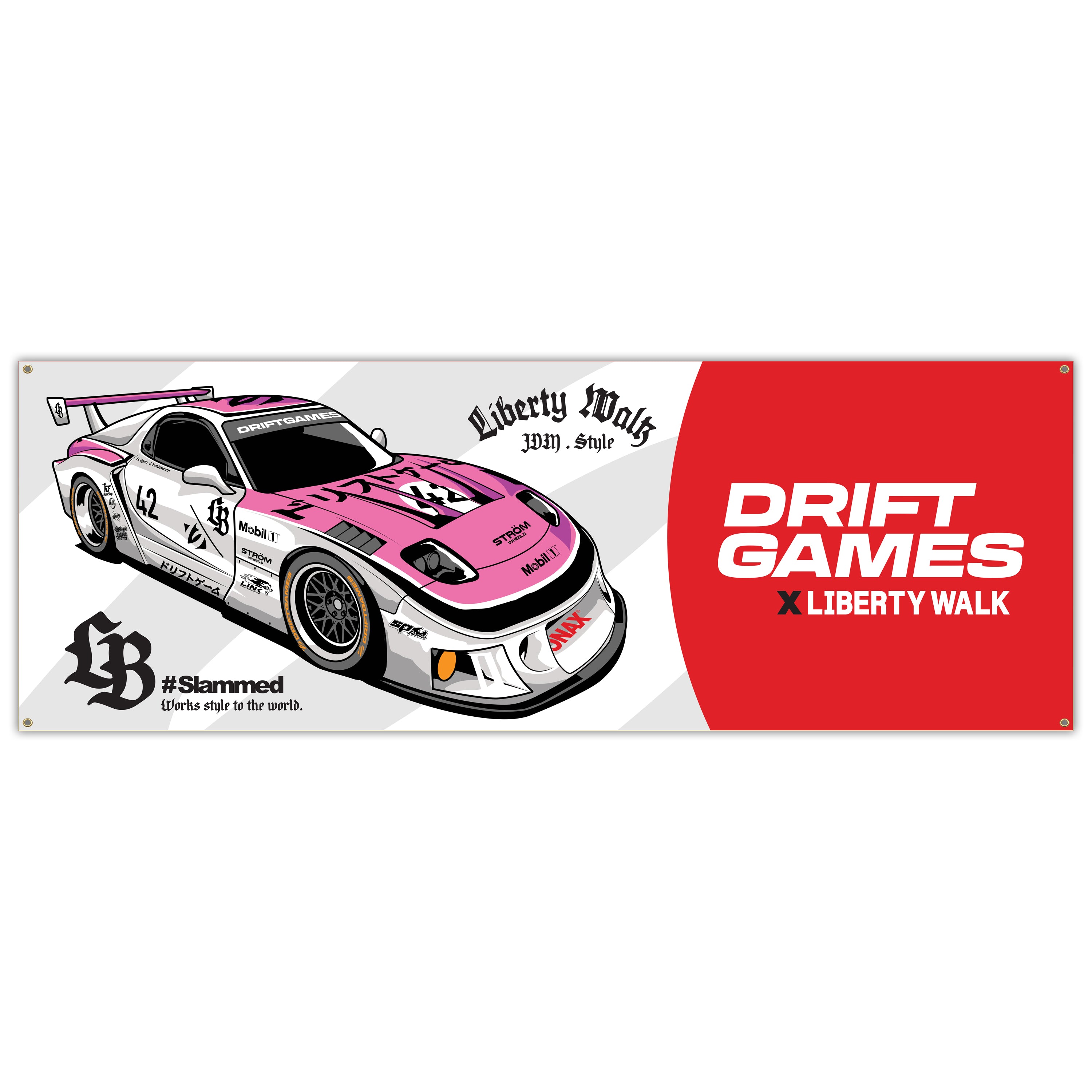 LBWK RX7 Garage Banner