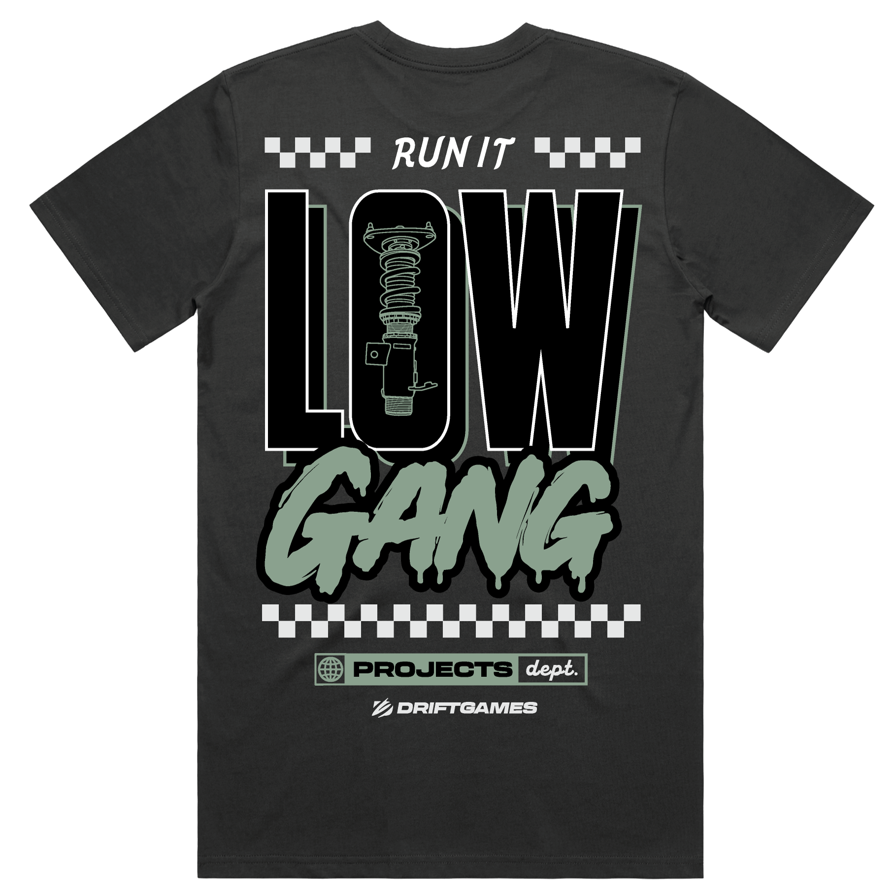 Run it Low - Coal Tee