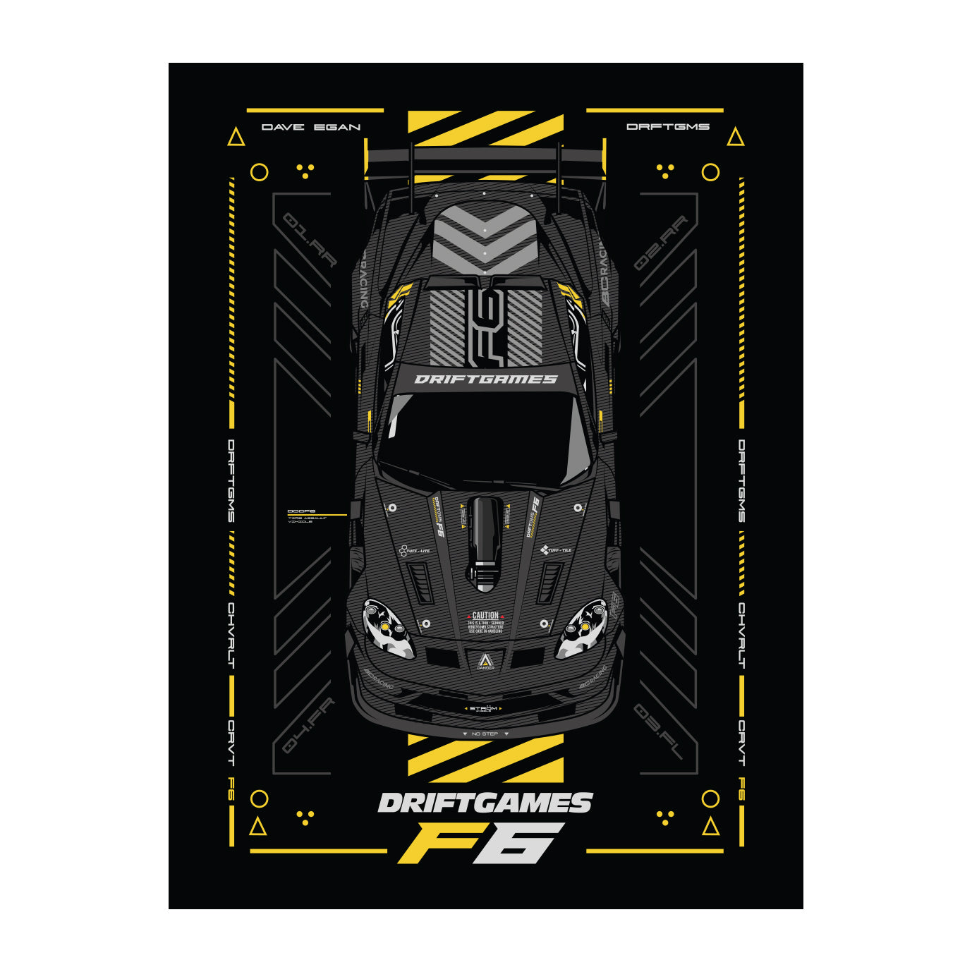 Corvette F6 Sticker