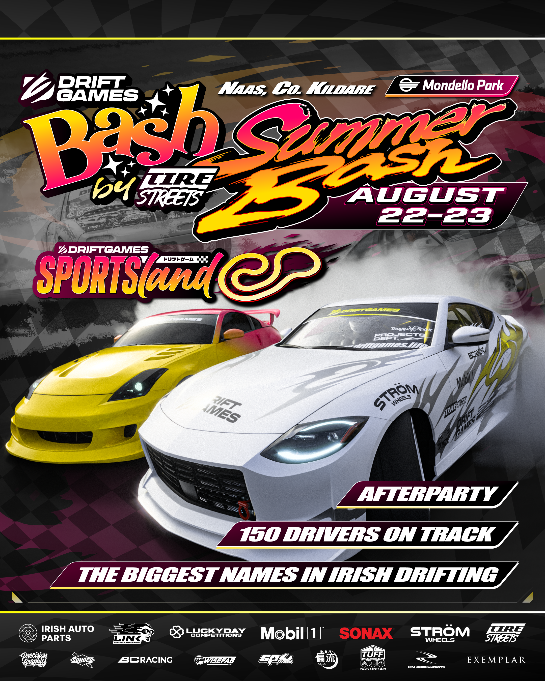Drift Games Bash Driver Entry - August 22nd & 23rd 2026