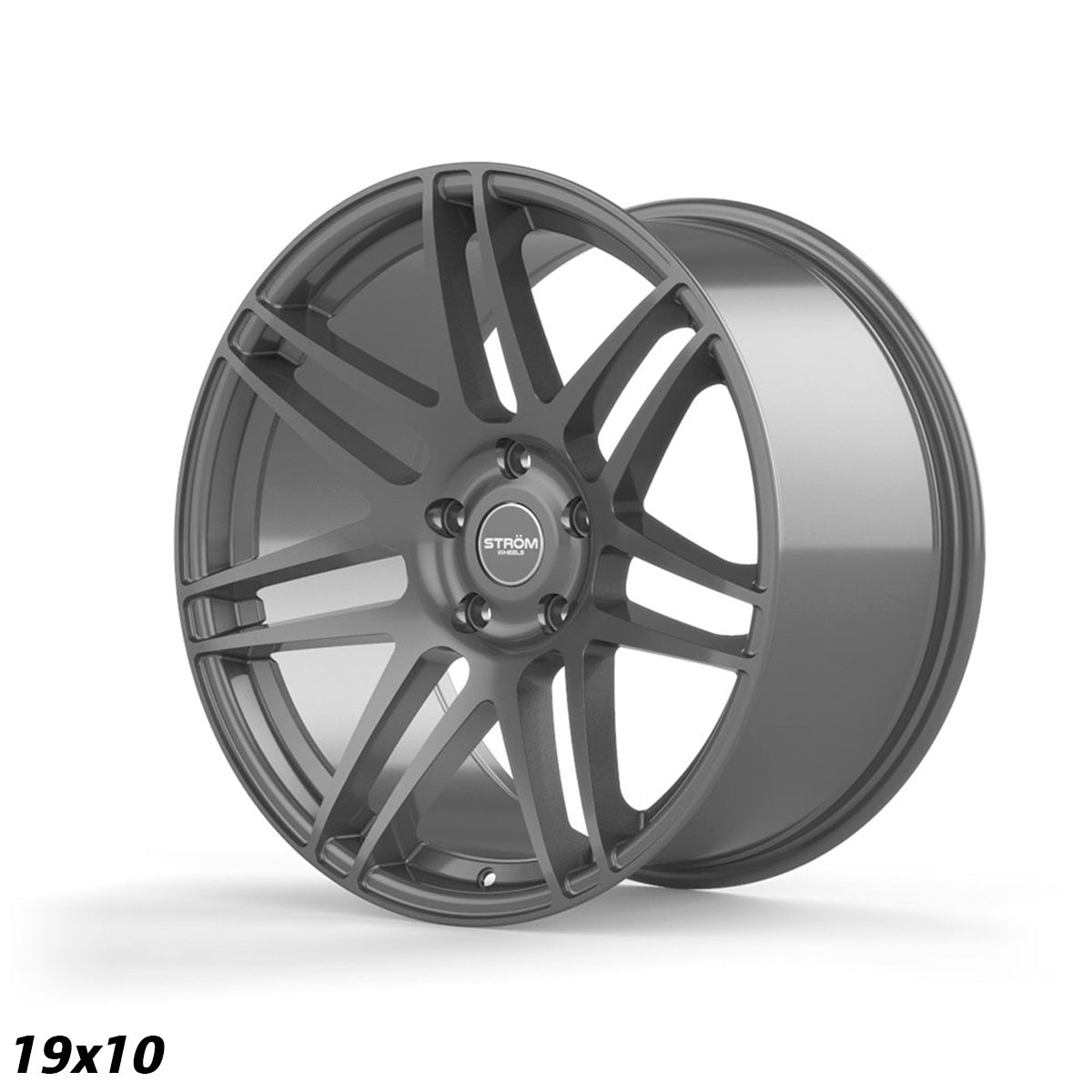 STROM STR3 Gloss Gun Metal 19x10 5x120 ET42