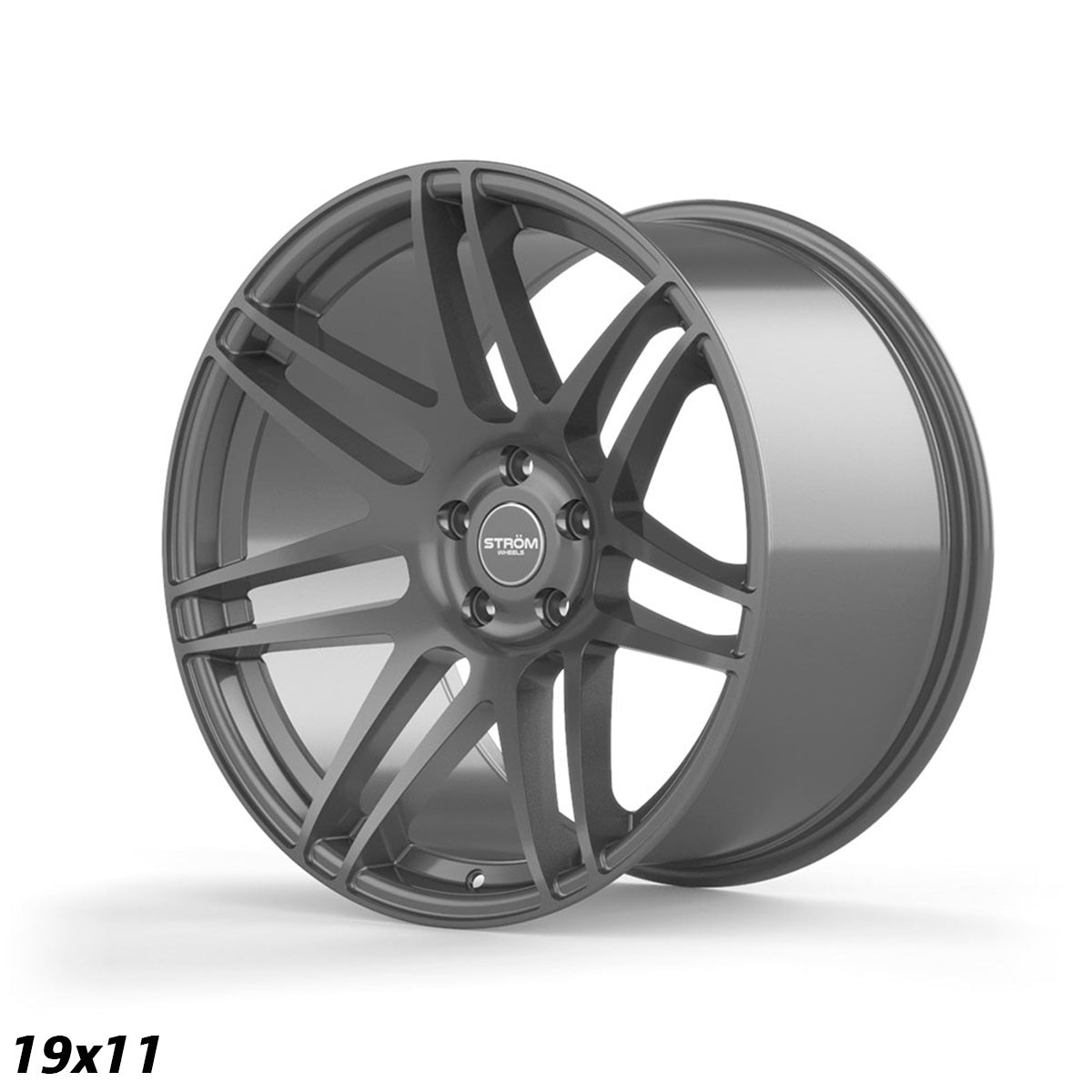 STROM STR3 Gloss Gun Metal 19x11 5x120 ET22