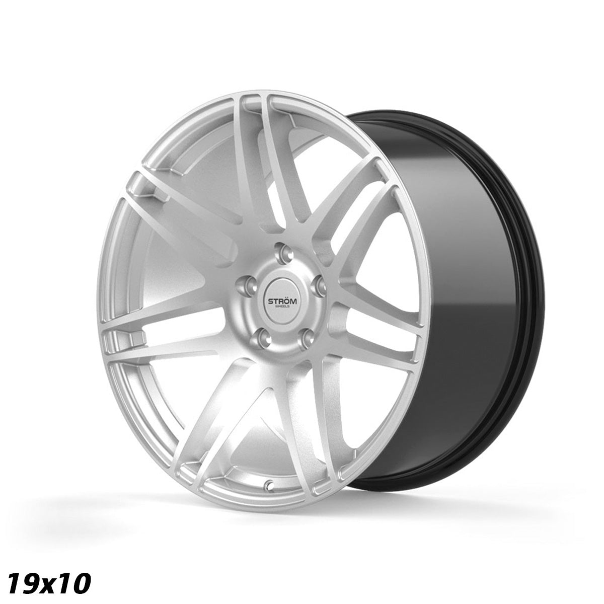 STROM STR3 Hyper Silver 19x10 5x120 ET42