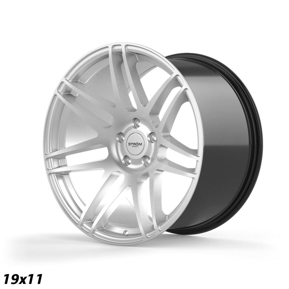 STROM STR3 Hyper Silver 19x11 5x120 ET40