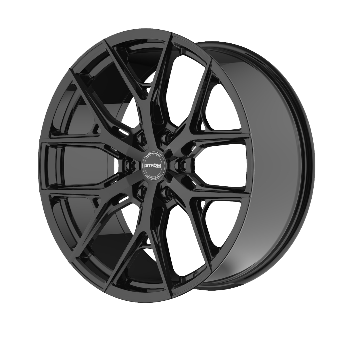 STROM OS2 Gloss Black 20x9 6x139.7 ET10