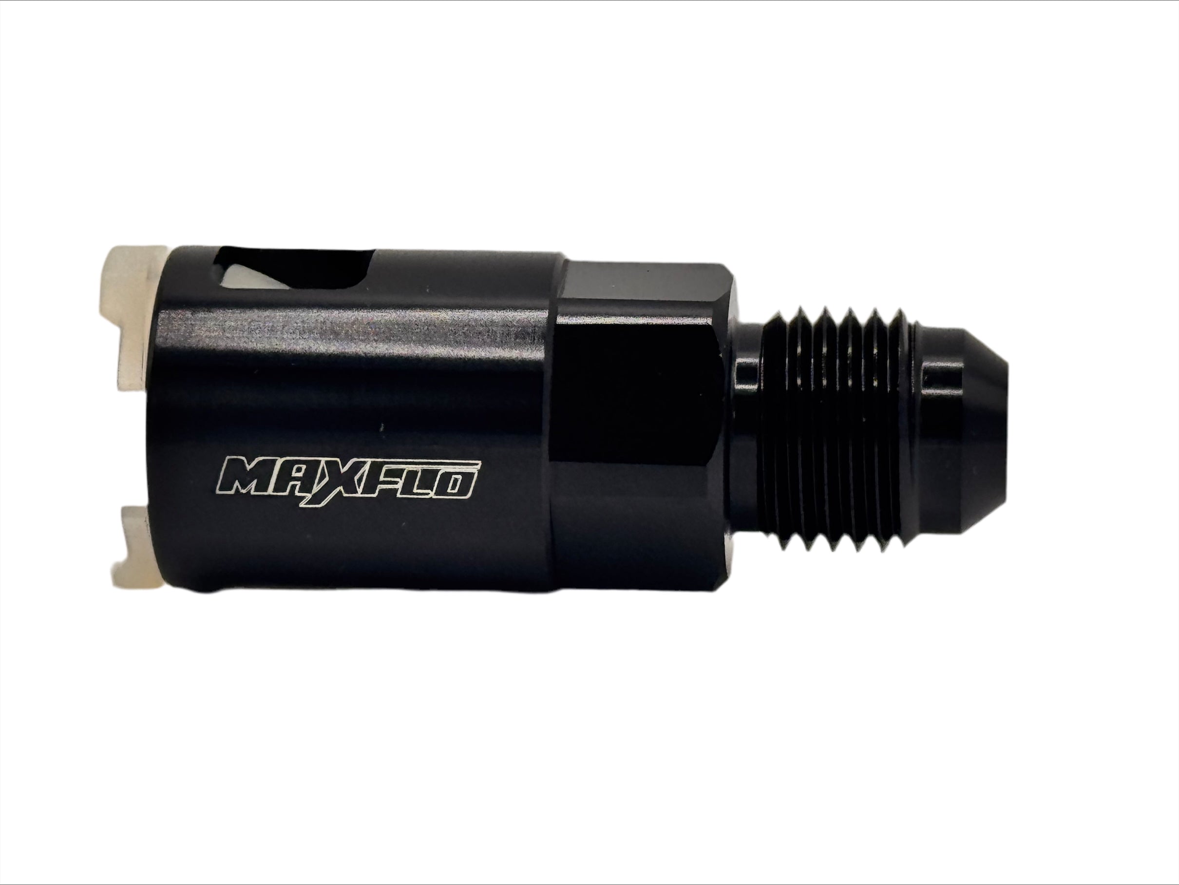 MaxFlo AN8 To 3/8 Fuel Line Black