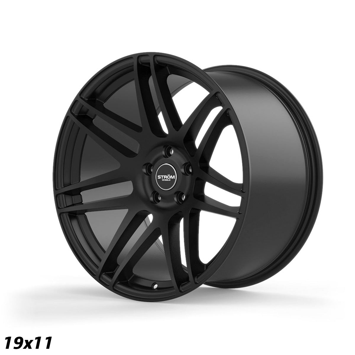 STROM STR3 Full Satin Black 19x11 5x120 ET22