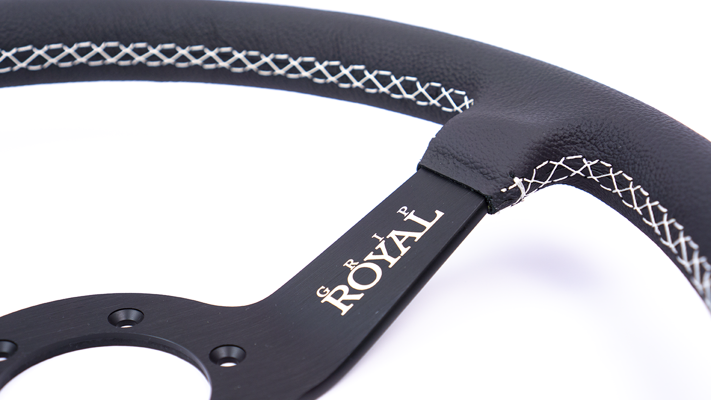 Grip Royal Brute - Leather w/ White - 350mm