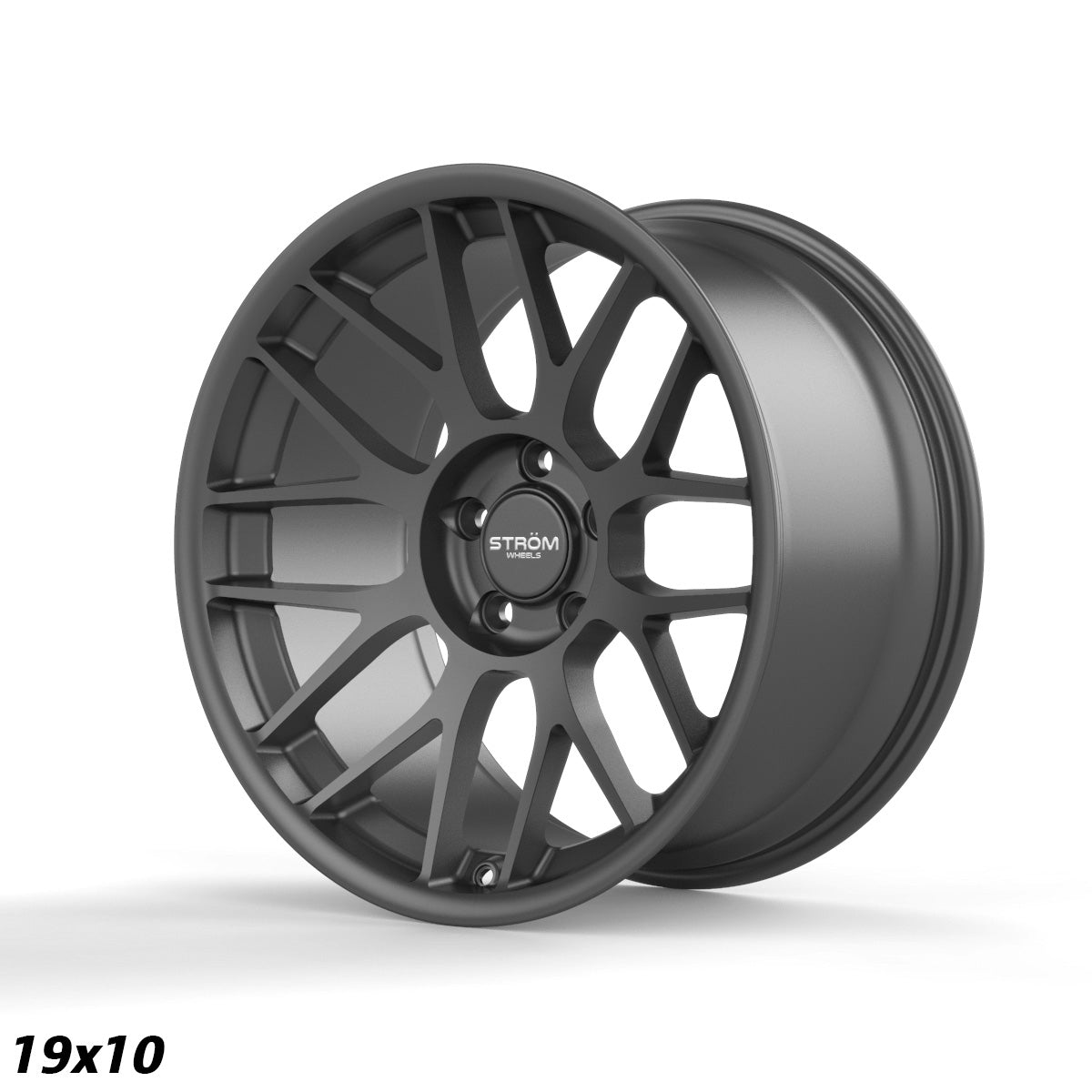 STROM STR2 Satin Gun Metal 19x10 5x120 ET22