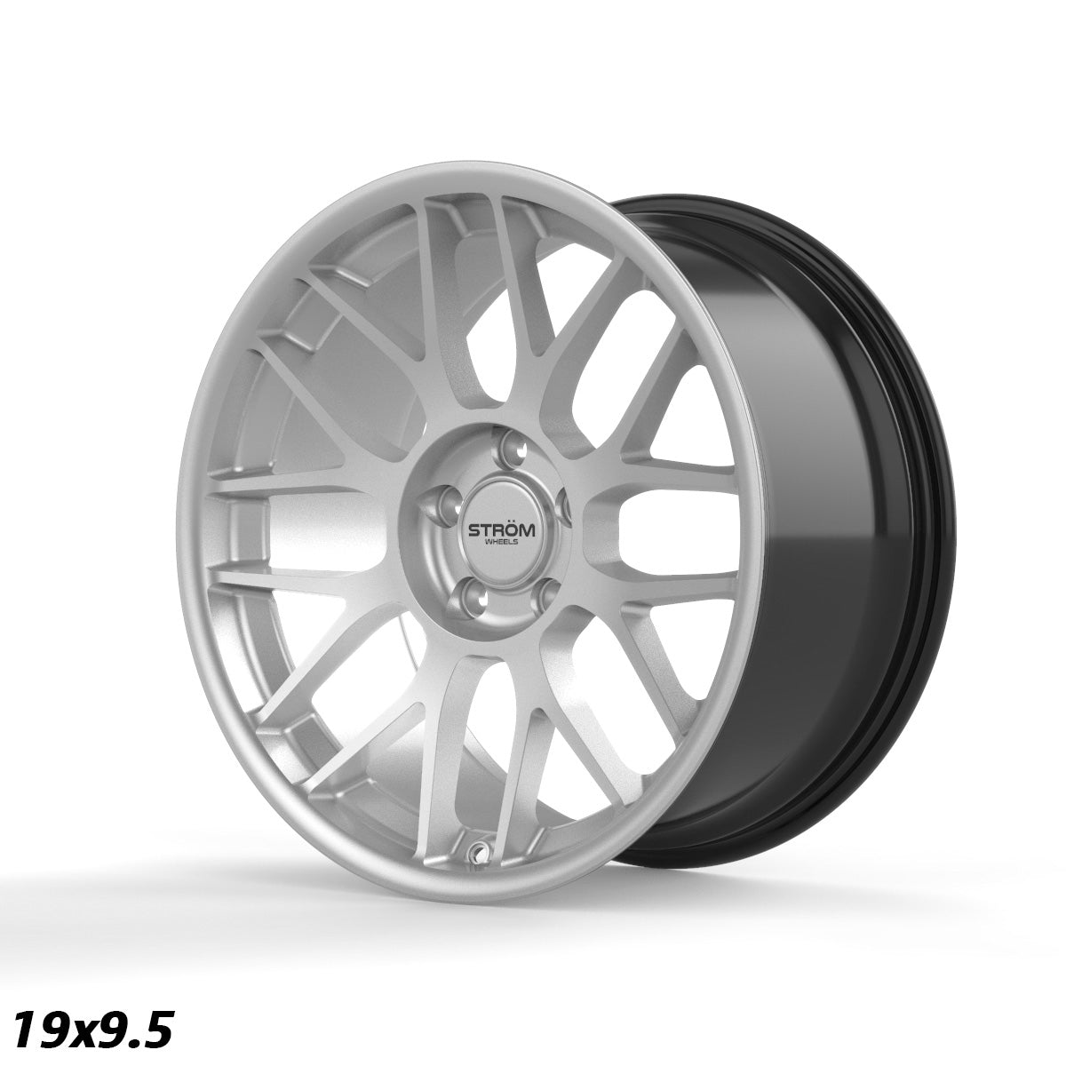 STROM STR2 Hyper Silver 19x9.5 5x120 ET40