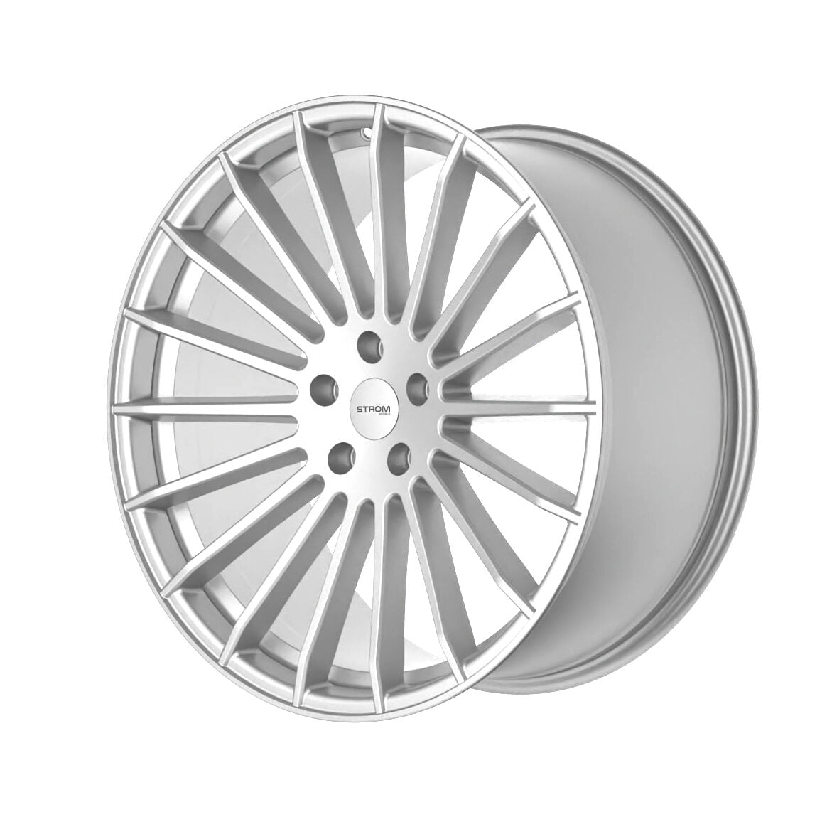 STROM STR4 Platinum Silver 22x10.5 5x120 ET40