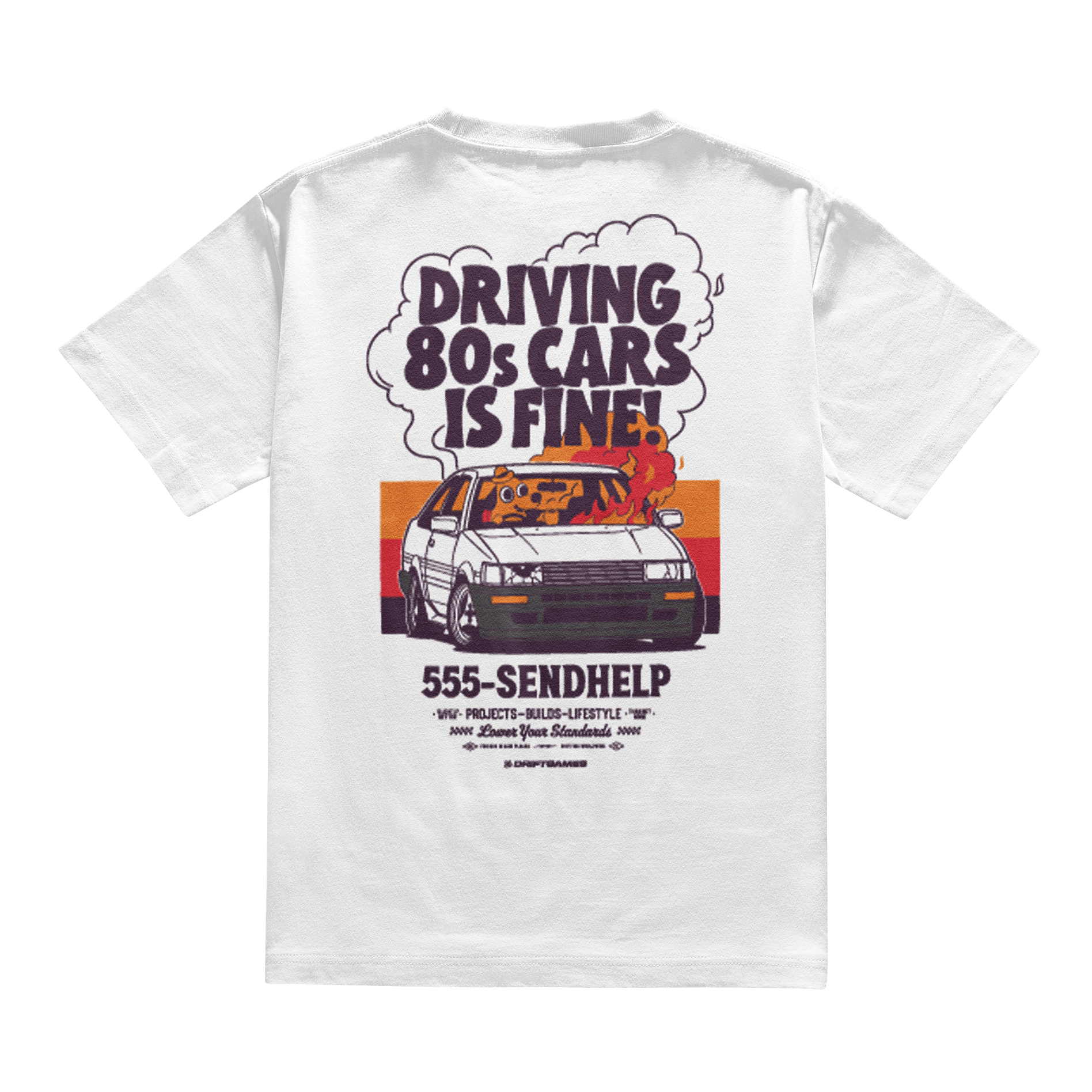Driving 80s Cars Is Fine Tee